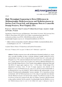 High Throughput Sequencing to Detect Differences In