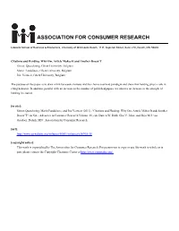 Citations and Herding: Why One Article Makes It and Another Doesn't