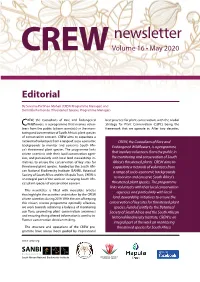 CREW Newsletter May 2020 2