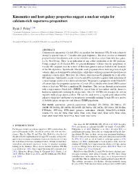 Kinematics and Host-Galaxy Properties Suggest a Nuclear Origin for Calcium-Rich Supernova Progenitors