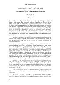 Public Domain As Default
