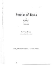 Springs of Texas
