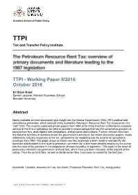 Working Paper 9/2016 October 2016