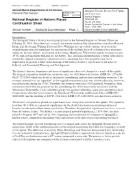 2016 NRHP Update Nomination