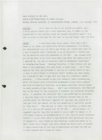 BBC Oral History Collection, Transcript, Robin Scott