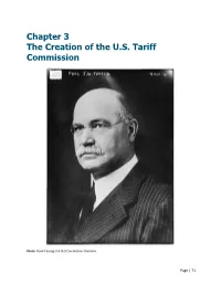 Chapter 3 the Creation of the US Tariff Commission