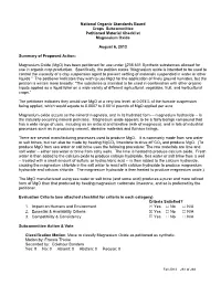 Magnesium Oxide