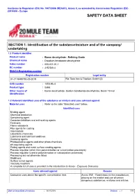 Safety Data Sheet