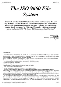 The ISO 9660 Filesystem 12