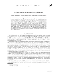 Total Functions in the Polynomial Hierarchy 11