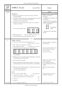 UNIT 2 Braille