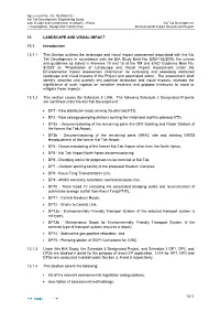 13-1 13 LANDSCAPE and VISUAL IMPACT 13.1 Introduction 13.1.1