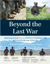 Beyond the Last War: Balancing Ground Forces and Future
