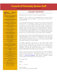 Chair's Report