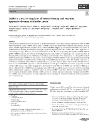 GABPA Is a Master Regulator of Luminal Identity and Restrains Aggressive Diseases in Bladder Cancer