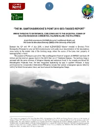 Report on Gantong/Brooke's Point