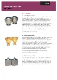 The Nelson Collection Factsheet 1