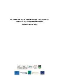 An Investigation of Vegetation and Environmental Change in the Comeragh Mountains