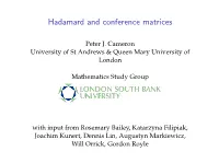 Hadamard Matrices Include
