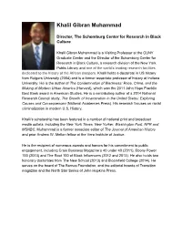 Khalil Gibran Muhammad