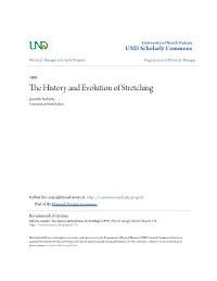 The History and Evolution of Stretching