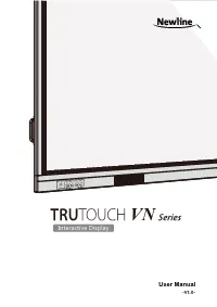 User Manual -V1.0- Contents
