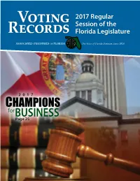 2017 Regular Voting Session of the Records Florida Legislature