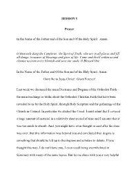 Abcs of Orthodoxy