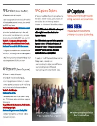AP Capstone BHS STEM