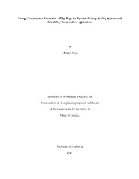 Energy Consumption Evaluation of Flip-Flops for Dynamic Voltage Scaling Systems and Circulating-Temperature Applications