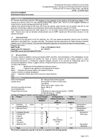 Environmental Assessment and Risk Assessment Study for Proposed Expansion in Existing Unit of Gemasko Pharmachem Industries at P