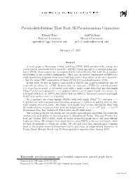 Pseudodistributions That Beat All Pseudorandom Generators