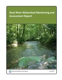 Root River Watershed Monitoring and Assessment Report