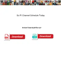 Sci Fi Channel Schedule Today