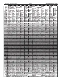 Sunday Morning Grid 5/2/21 Latimes.Com/Tv Times