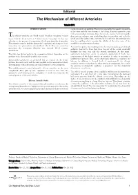 The Mechanism of Afferent Arterioles