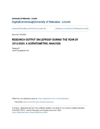 A Scientometric Analysis