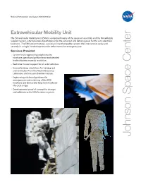 Extravehicular Mobility Unit