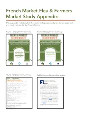 FMC Flea and Farmers Market Study Appendix