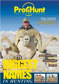 Hunters Enroll Now For