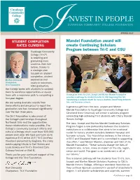 Mandel Foundation Award Will Create Continuing Scholars Program Between Tri-C And