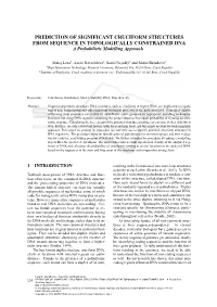 PREDICTION of SIGNIFICANT CRUCIFORM STRUCTURES from SEQUENCE in TOPOLOGICALLY CONSTRAINED DNA a Probabilistic Modelling Approach