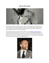 The Art of a Beard