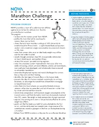 Marathon Challenge 1 to Give Students an Appreciation for a Marathon Distance, Have Them Plot on a Map the Route for a Marathon Race in Your Area