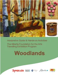 Woodlands the Alberta Foundation for the Arts Travelling Exhibition Program the Interpretive Guide