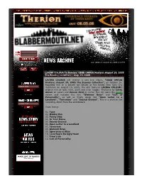 BLABBERMOUTH.NET Is Run and Operated Independently of Roadrunner Records