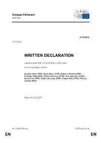 En En Written Declaration