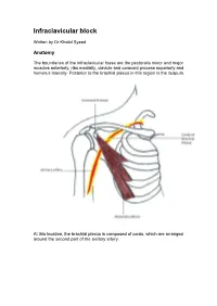 Infraclavicular Block
