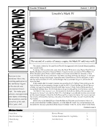 Lincoln's Mark IV