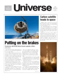 Putting on the Brakes Decelerator Will Benefit Future Heavier Payloads at Mars by Mark Whalen